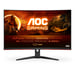 AOC G2 C32G2ZE/BK Pantalla plana para PC 80 cm (31,5'') 1920 x 1080 píxeles Full HD LED Negro, Rojo