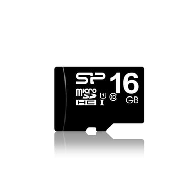 SILICON POWER MICRO-SD Clase 10 16GB TARJETA DE MEMORIA + adaptador SP016GBSTH010V10SP
