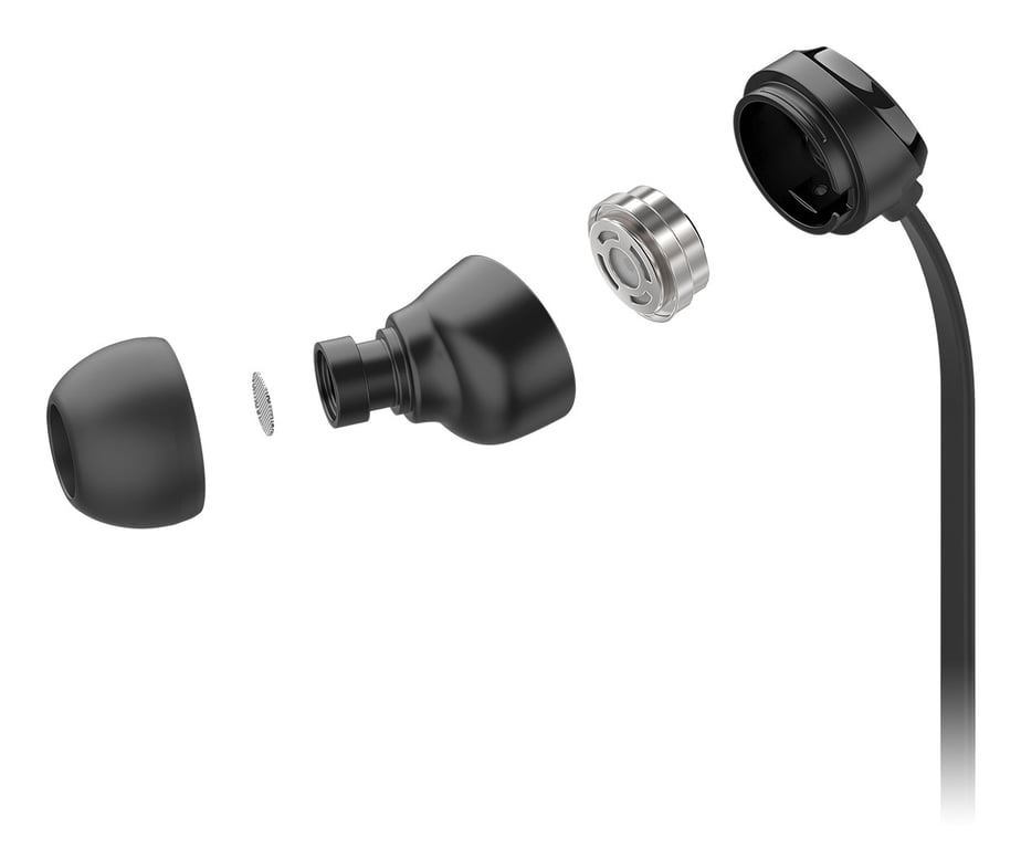 Motorola EARBUDS3CS casque Avec fil Ecouteurs Appels/Musique USB Type-C Noir - Neuf