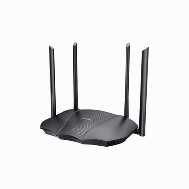 Tenda TX9 PRO router inalámbrico Gigabit Ethernet Doble banda (2,4 GHz / 5 GHz) Negro