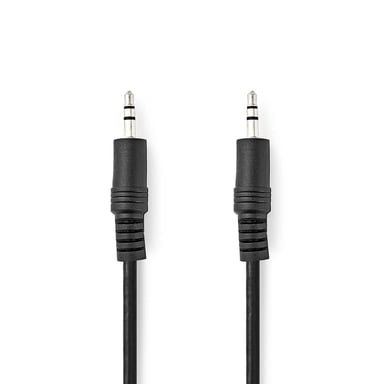 Nedis CAGL22000BK05 câble audio 0,5 m 3,5mm Noir - Neuf