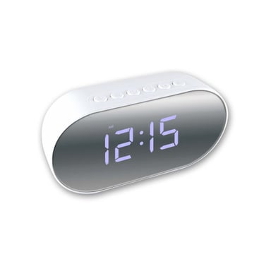 Radio-réveil HP Bluetooth design Blanc