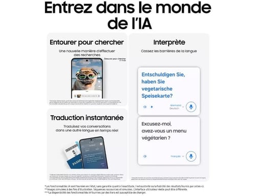 Galaxy S24FE (5G) [edición empresarial] 128 GB, grafito