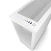 NZXT Serie H H7 Flow - Torre - ATX ampliada - Carcasa con tapa (cristal reforzado) - Sin protección - Color blanco mate - USB/Audio (CM-H71FW-01)