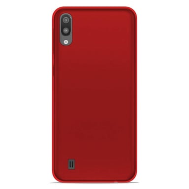 Coque silicone unie compatible Givré Rouge Samsung Galaxy M10