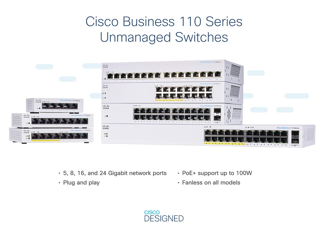 Cisco CBS110 24PP - vue 2