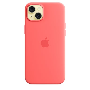 Funda de silicona con MagSafe para iPhone 15 Plus Guava