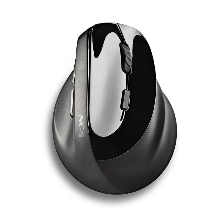 Souris NGS EVO MOKSHA – Ergonomique Verticale sans fil, 2400 DPI, 5 Boutons