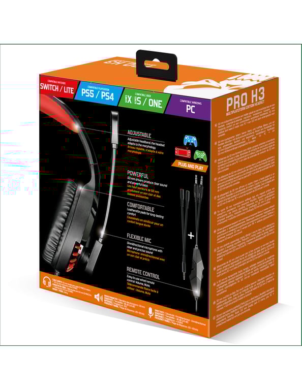 Spirit of Gamer PRO H3 Casque Avec fil Arceau Jouer Neuf - vue 5