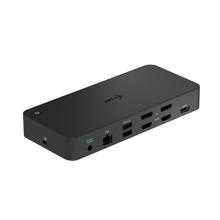 i tec USB 3.0 / USB C / Thunderbolt 3x 4K Docking Station + Power Delivery Neuf - vue 3