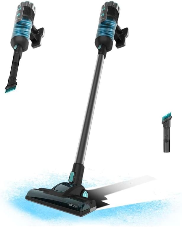 Aspirateur Sans Sac – 615W, Filtre HEPA, Brosse Motorisée - vue 2