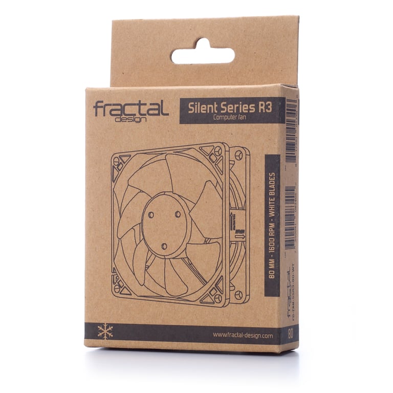 Fractal Design Silent Series R3 80 mm Boitier PC Ventilateur 8 cm Neuf - vue 2