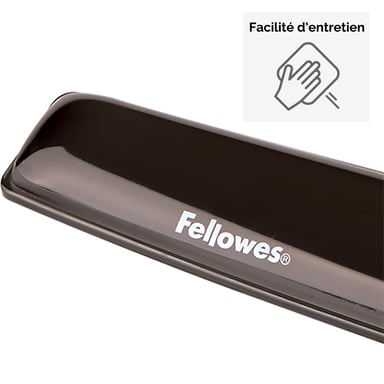 Fellowes 9112201 descansa muñecas Poliuretano Negro