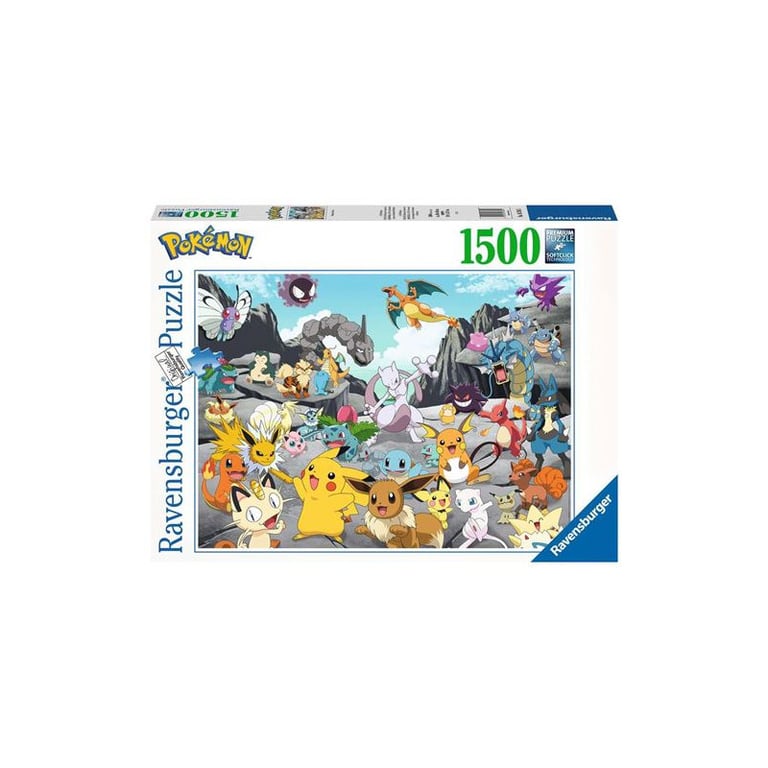 Puzzle 1500 pièces Pokémon Classics Ravensburger France - vue 8