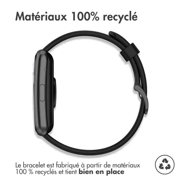 imoshion Bracelet silicone pour Huawei Watch Fit - Noir - Neuf