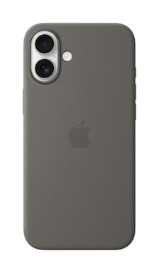 Apple Coque en silicone avec MagSafe pour iPhone 16 Plus - Gris minéral Apple (brand) iPhone 16 Plus