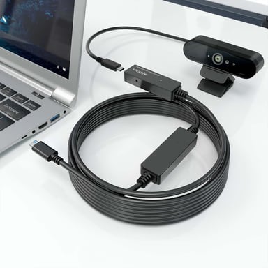 AISENS A107-0870 câble USB USB 3.2 Gen 1 (3.1 Gen 1) 10 m USB C Noir