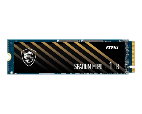 MSI Spatium M390 PCIe 3.0 NVMe M.2 - 1 To
