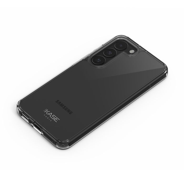 Carcasa híbrida invisible para Samsung Galaxy S23 5G, Transparente