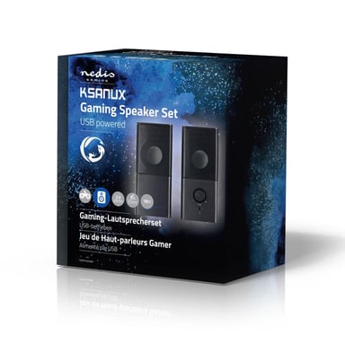Nedis GSPR10020BK haut-parleur Noir 18 W - Neuf Noir - vue 3
