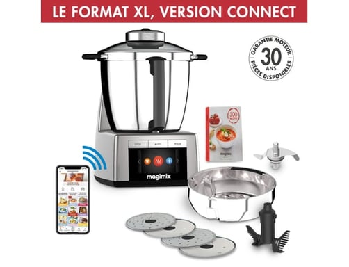 Robot cuiseur connecté COOK EXPERT XL CONNECT PLATINE 18914