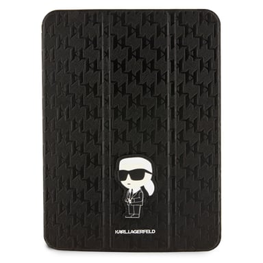 Étui pour iPad Pro 10.9 pouces 2022 Folio Saffiano Collection Ikonik Karl NFT Noir - Neuf