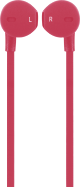 Cuffie cablate da 3,5 mm con cavo piatto rosa Bigben