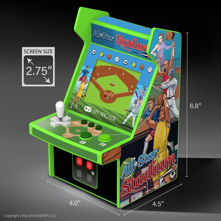 My Arcade - Micro Player All-Star Stadium (307 Games in 1) - Neuf