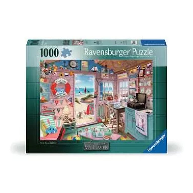 Puzzle 1000 pièces : Cabanon de la plage Ravensburger France - vue 2