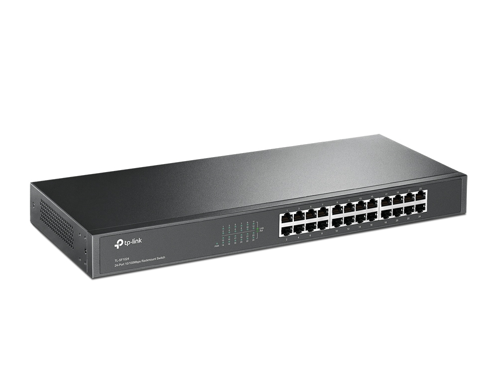 TP-Link TL-SF1024 Non-géré Fast Ethernet (10/100) 1U Gris