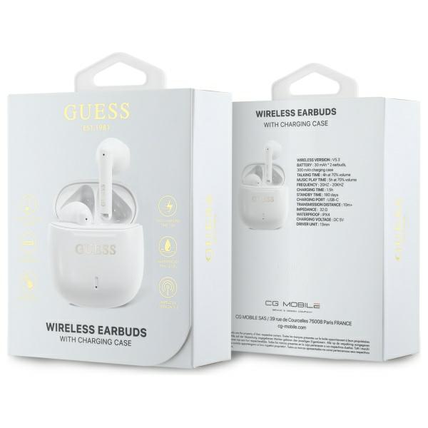 Casque sans fil TWS Guess Printed Classic Logo Neuf - vue 5