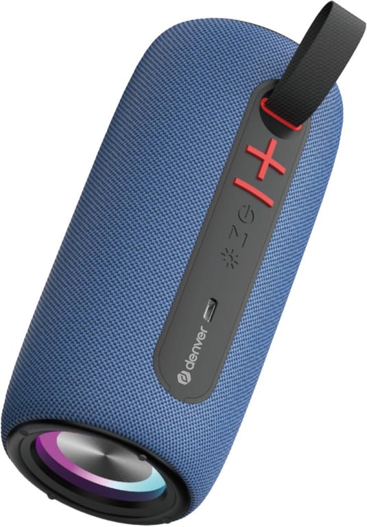 Enceinte Portable Denver BTL-360BU – 10 W, Bluetooth, Tissu - vue 3