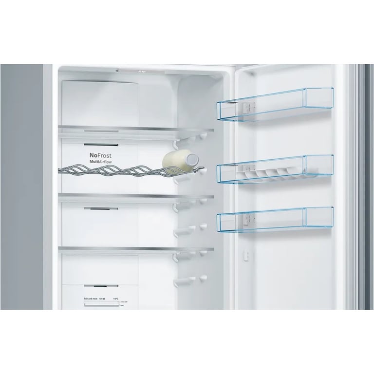 Refrigerateur Combiné Bosch KGN36VIED Total No Frost 186 cm 326 E Inox - vue 3