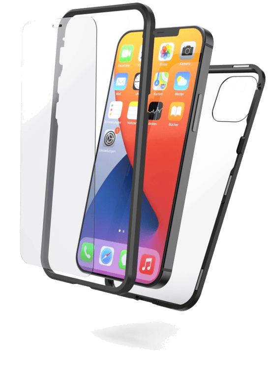 Coque de protection Magnètique +verre protection pour iPhone 12 Pro