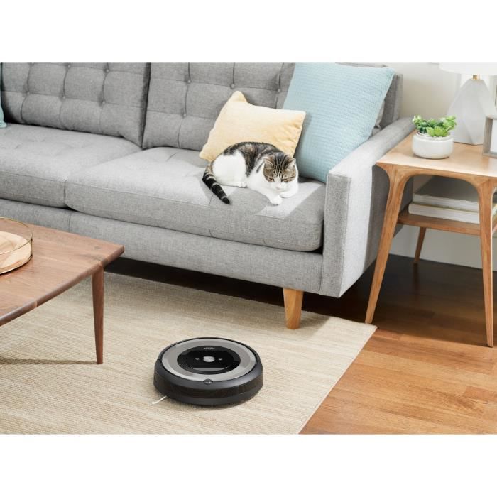 iRobot Roomba e5 robot aspirateur 0,6 L Sans sac Noir, Gris