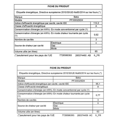 Piano de cuisson électrique BEKO - 6 gaz + 1 wok - 100 cm - PF335325DX - Inox