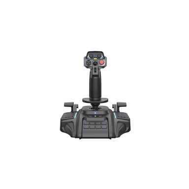 Joystick de vol HORI Ace Combat 8 Wings of Theve pour PS5/PS4/PC Noir, capteurs magnétiques sans contact, manettes gaz/frein indépendantes, mode High G
