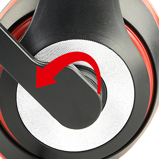 Casque Gembird MHS-03-BKRD – Stéréo, Micro Intégré, Commande de Volume - vue 2