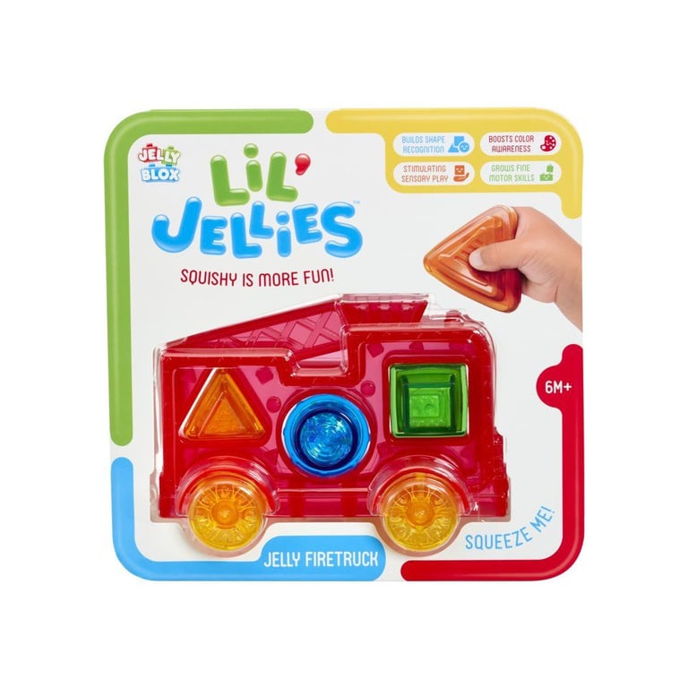 Goliath Lil Jellies Jelly Fire Truck - blocs sensoriels - camion souple - dès 6 mois
