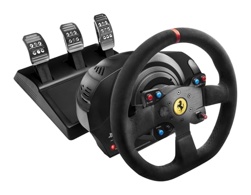 Thrustmaster T300 Ferrari Integral Racing Wheel Alcantara Edition Noir Volant + pédales Analogique/Numérique PC, PlayStation 4, Playstation 3