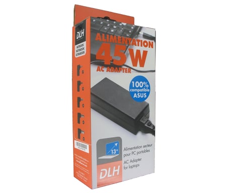 DLH Alimentación de red 45W Asus 100% compatible (excepto USB-C)
