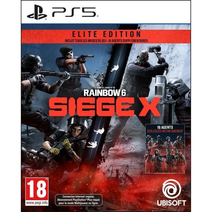 Rainbow 6 Siege X - Edition Elite - Jeu PS5 - Neuf