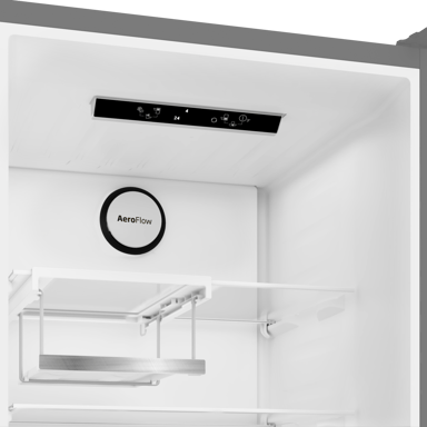 Réfrigérateur combiné BEKO B7RCNE408HXBR 355 L froid ventilé ProSmart Inverter Noir acier inoxydable