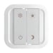 Interrupteur Mural sans Fil 2 Boutons pour système Zigbee Blanc