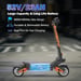 Trottinette électrique tout-terrain KuKirin G3 Pro 1200 W x 2 moteurs Pneus 10 pouces Batterie amovible 52 V 23,2 Ah