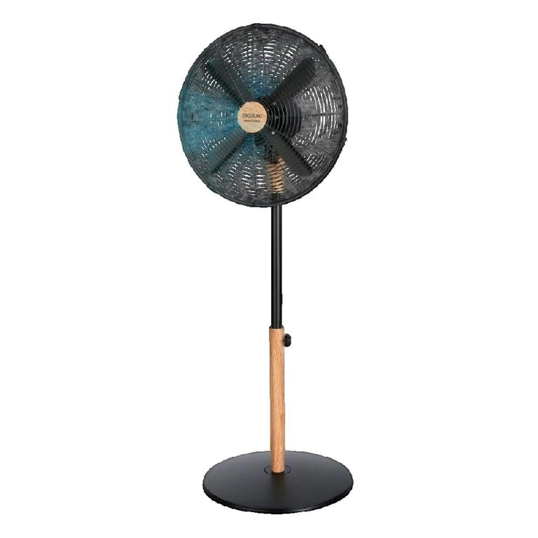 Ventilateur Cecotec EnergySilence 600 Woodstyle 16 pouces Noir - Neuf