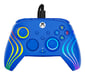 Controlador Turtle Beach Afterglow Wave Azul Controlador de juego RGB con cable - Licencia para Xbox Series XS, Xbox One y Windows - Botones programables, gatillos con efecto Hall, controles de audio