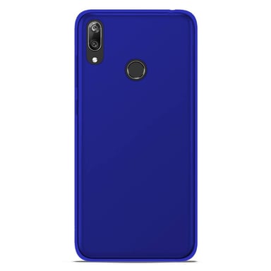Coque silicone unie compatible Givré Bleu Huawei Y7 2019