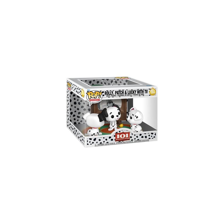 Les 101 Dalmatiens Figuines POP! Rolly Patch & Lucky avec TV 9 cm - vue 3