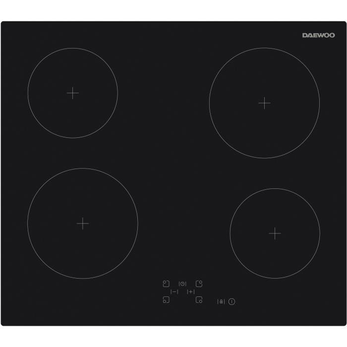 Plaque de cuisson vitrocéramique DAEWOO 4 foyers 60 cm BH6VTF27BNM - vue 2